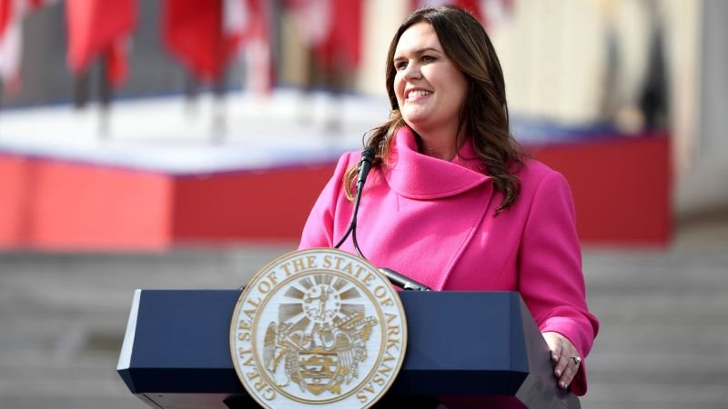 Sarah Huckabee Sanders focuses on education reform as she’s sworn in as Arkansas’ first female governor