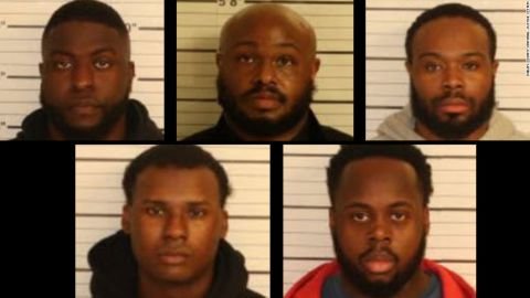 From top left, Emmitt Martin III, Desmond Mills Jr., Demetrius Haley.
From bottom left, Justin Smith and Tadarrius Bean