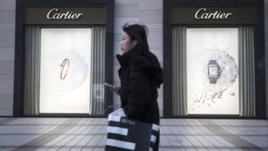 Burberry and Richemont sales hit after China’s Covid surge hammers demand
