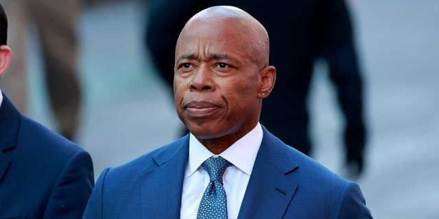Mayor Eric Adams is pictured in Times Square in October. On Friday, officials in his administration said the mayor took two days off starting Thursday, but they would not say where he was.