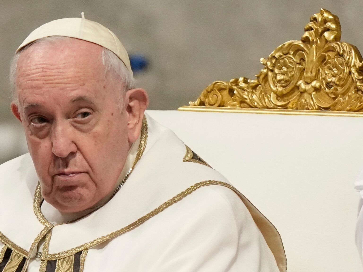 What did the pope say in his ‘state of the world’ address?
