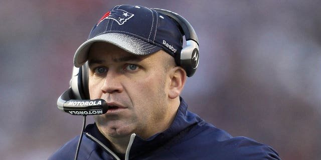 Bill O'Brien of the New England Patriots on the sideline in the second half against the Buffalo Bills Jan. 1, 2012, at Gillette Stadium in Foxboro, Mass.