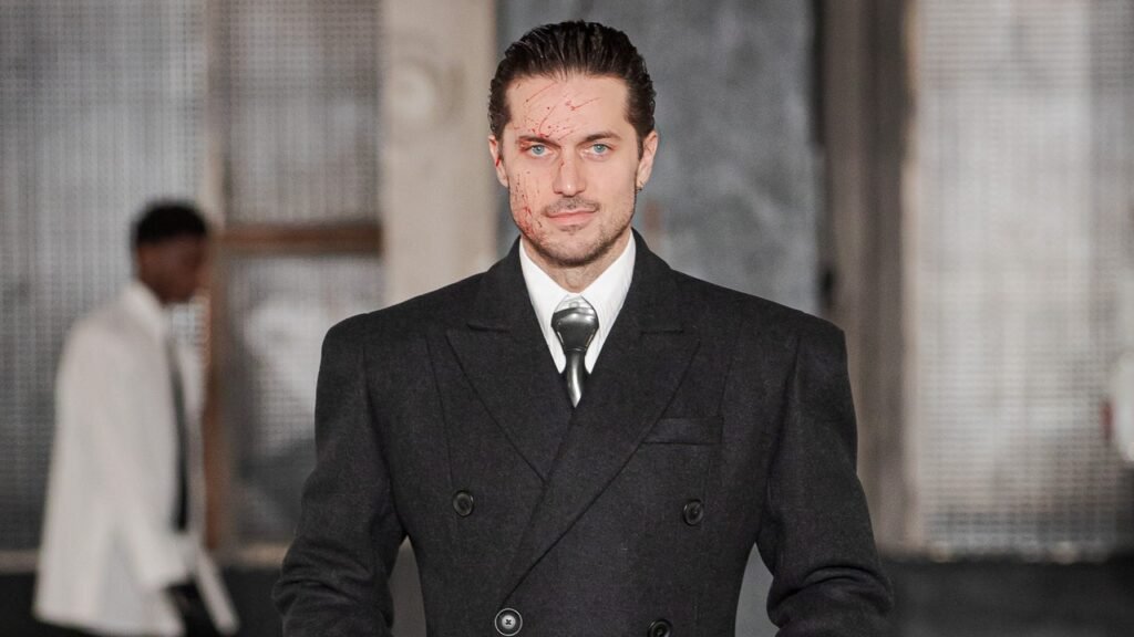 Louis-Gabriel Nouchi Hits the Runway With an Assist from Emily In Paris’s Lucas Bravo and White Lotus’s Stefano Gianino