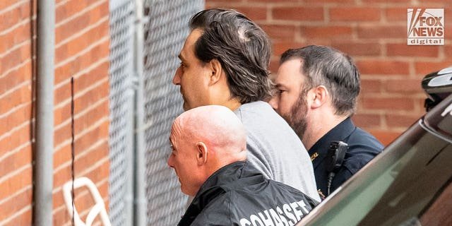 Brian Walshe arrives to Quincy District Court in Massachusetts on Monday, January 9, 2023. Walshe is being arraigned on charges relating to his alleged misleading of investigators who are looking into the disappearance of his wife, Ana Walshe, last seen on New Year’s Day.