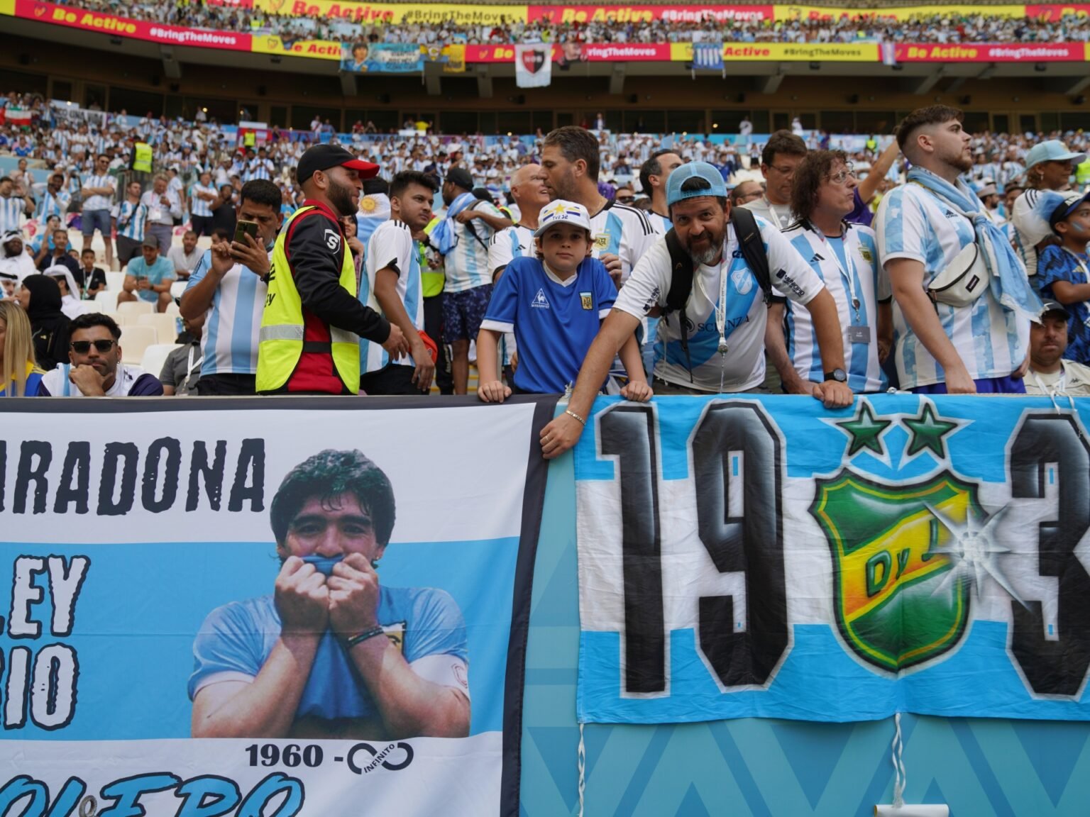 The boisterous crowd pushing Argentina towards World Cup glory