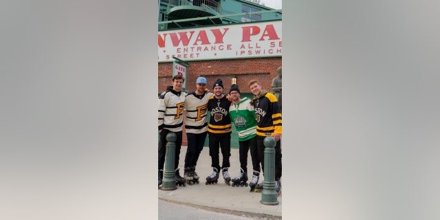 The former collegiate hockey players, pictured above, are now taking The Hockey Guys to the next level — making this their career.