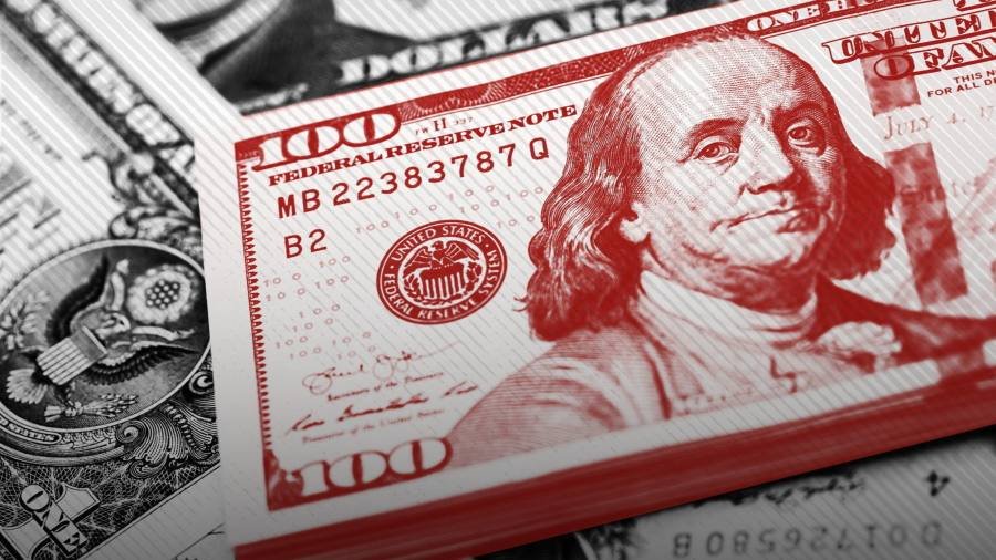 Dollar touches 7-month low as Fed rate rise expectations slide