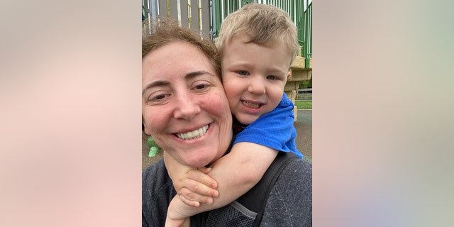 Beverly and her three-year-old son, who suffers from a severe sesame allergy, are shown here. "We're feeling hurt that companies are doing this just to keep their costs down," she said.