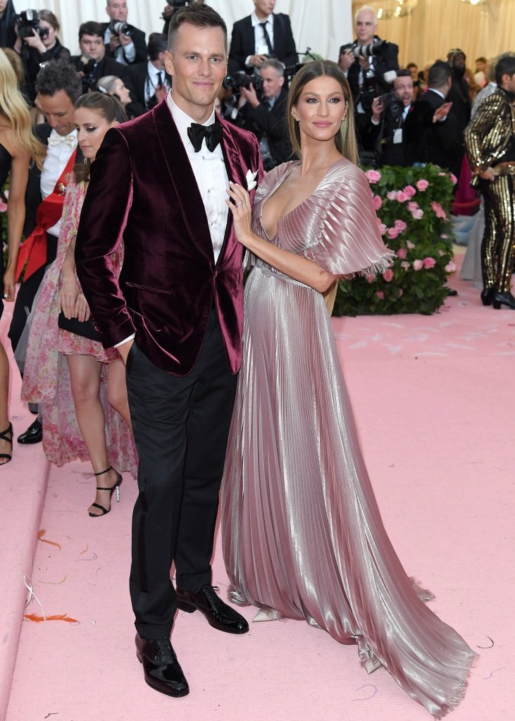Tom Brady and Gisele Bündchen attend the Met Gala in May 2019.