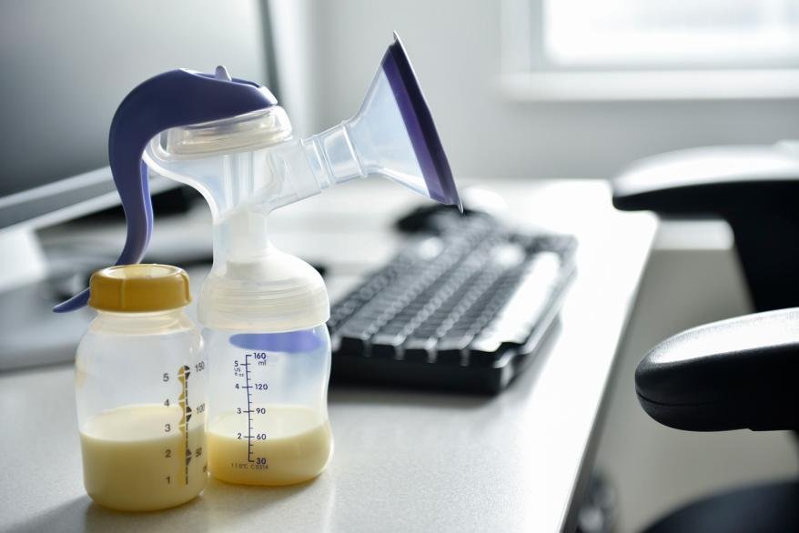 bottles with breast milk
