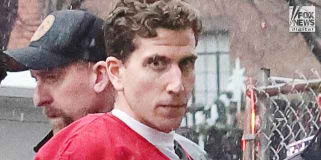 Bryan Christopher Kohberger is seen for the first time since his arrest Friday outside the Monroe County Courthouse in Stroudsburg, Pennsylvania. He is accused of the Moscow, Idaho, quadruple homicide.