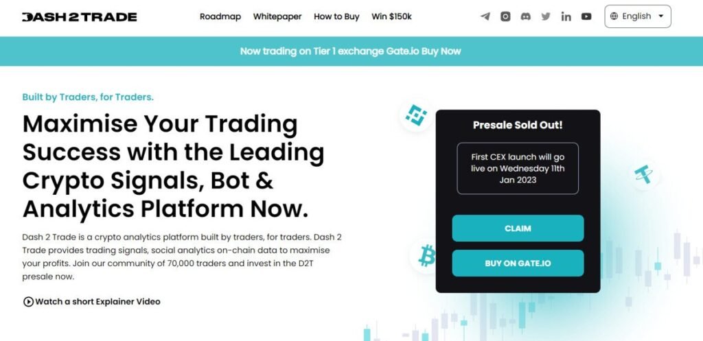 This Crypto For Traders Will Have Cash Flow From April And Can Easily 20x From Here – Buy D2T Now?