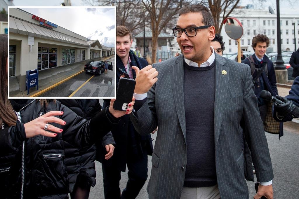 George Santos’ consulting company shares strip mall address with mail center