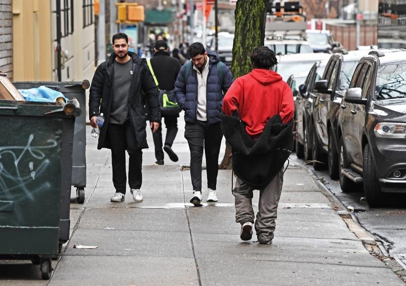 Local terror "Howard", a known homeless man who has been terrorizing the NYC neighborhood of Gramercy.
