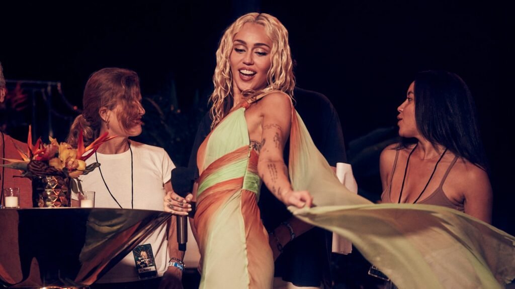 Miley Cyrus Welcomed in 2023 With a Medley of Vintage Dresses