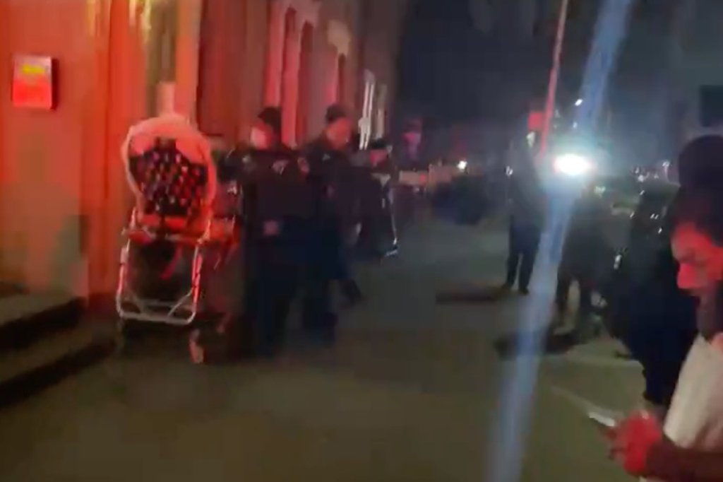 The 62-year-old ex-boyfriend was hospitalized for treatment and evaluation.