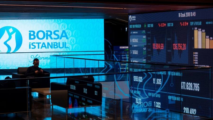 Turkey stock market trading suspended after benchmark index falls 7%