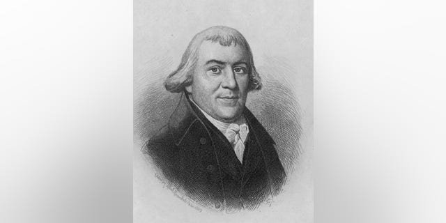 Headshot portrait of American jurist James Iredell (1751-99), portrait circa 1790s. An Englishman by birth, he became a lawyer, political essayist and North Carolina statesman. Nominated by President George Washington, Iredell was approved by the Senate to the post of associate justice of the Supreme Court and served from 1790-99. 