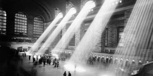 Sunlight in Grand Central, 1937.