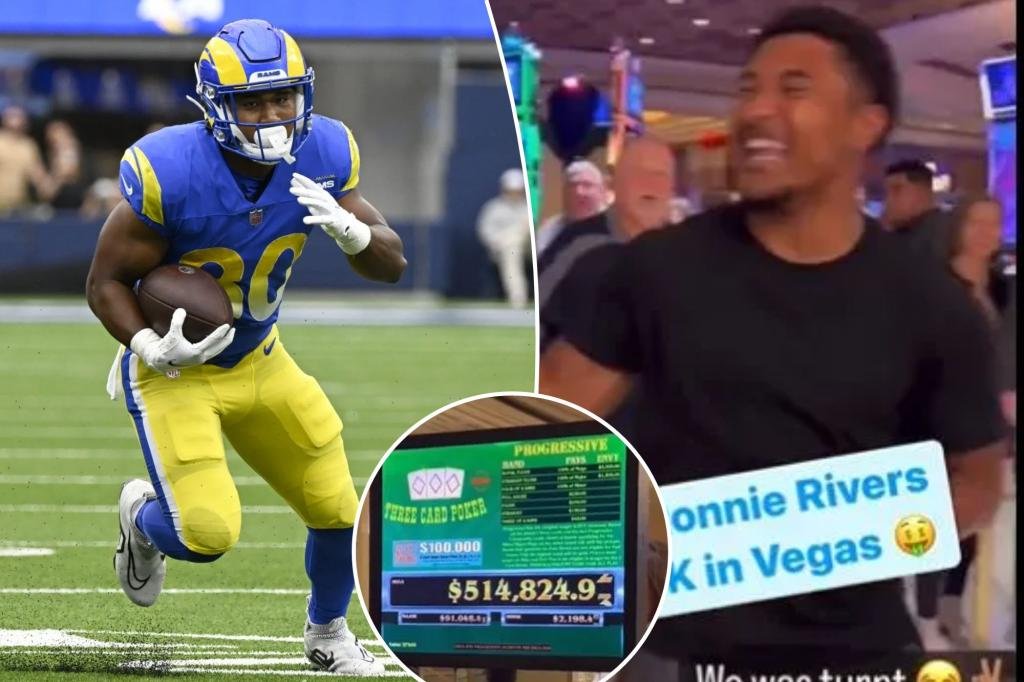Rams running back Ronnie Rivers wins $515K jackpot in Las Vegas casino