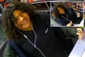 Baby-faced NYC bandit caught on camera smiling while using stolen credit card